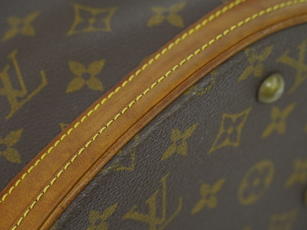 Louis Vuitton LV Bucket PM Monogram Shoulder Bag Tote Brown — view 7