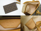 Louis Vuitton LV Bucket PM Monogram Shoulder Bag Tote Brown — view 9