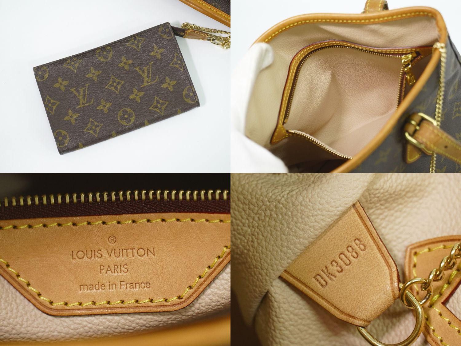 Louis Vuitton LV Bucket PM Monogram Shoulder Bag Tote Brown — view 9