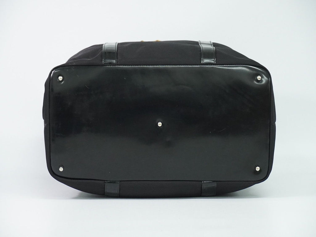 Gucci Bamboo Tote Canvas Black — view 3