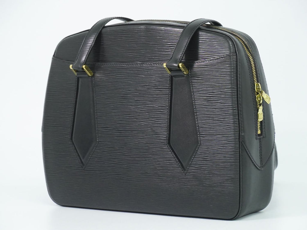 Louis Vuitton LV Voltaire Epi Leather Shoulder Bag Noir Black — view 2