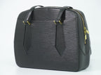 Louis Vuitton LV Voltaire Epi Leather Shoulder Bag Noir Black — view 2