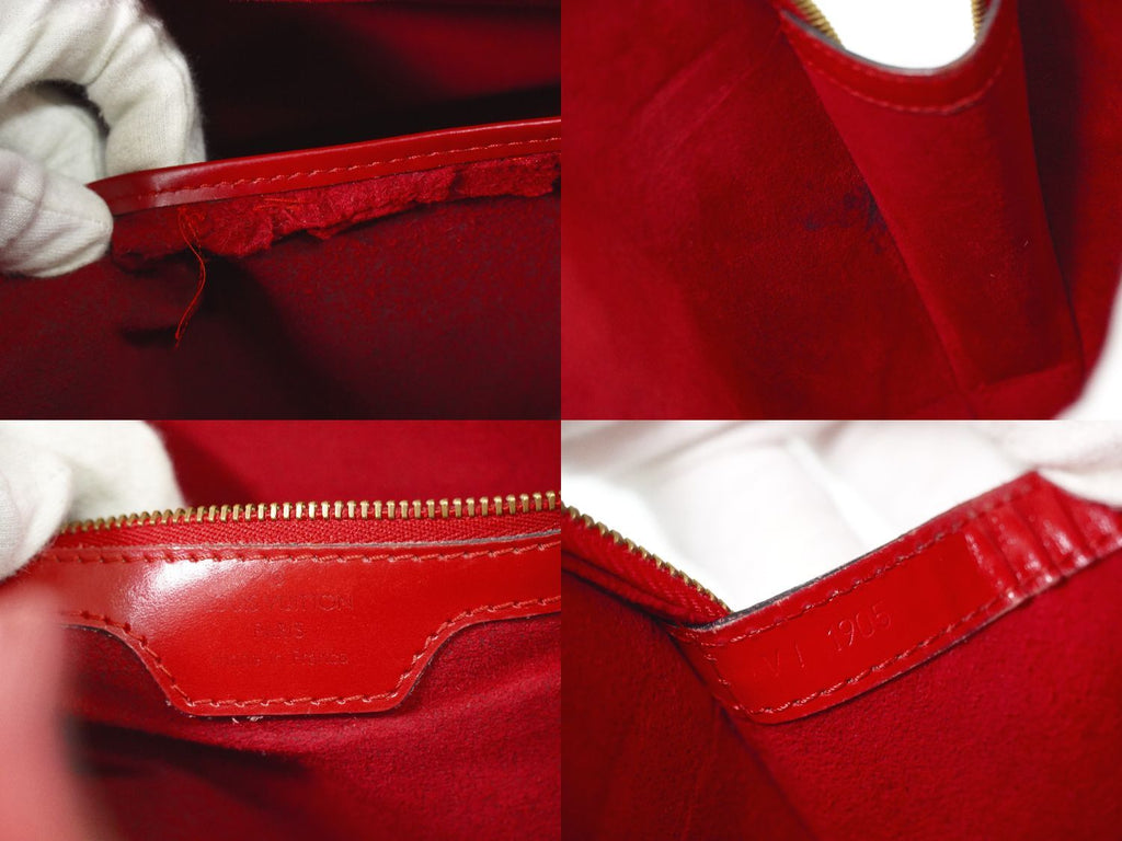 Louis Vuitton LV Lussac Epi Leather Shoulder Bag Tote Castilian — view 9