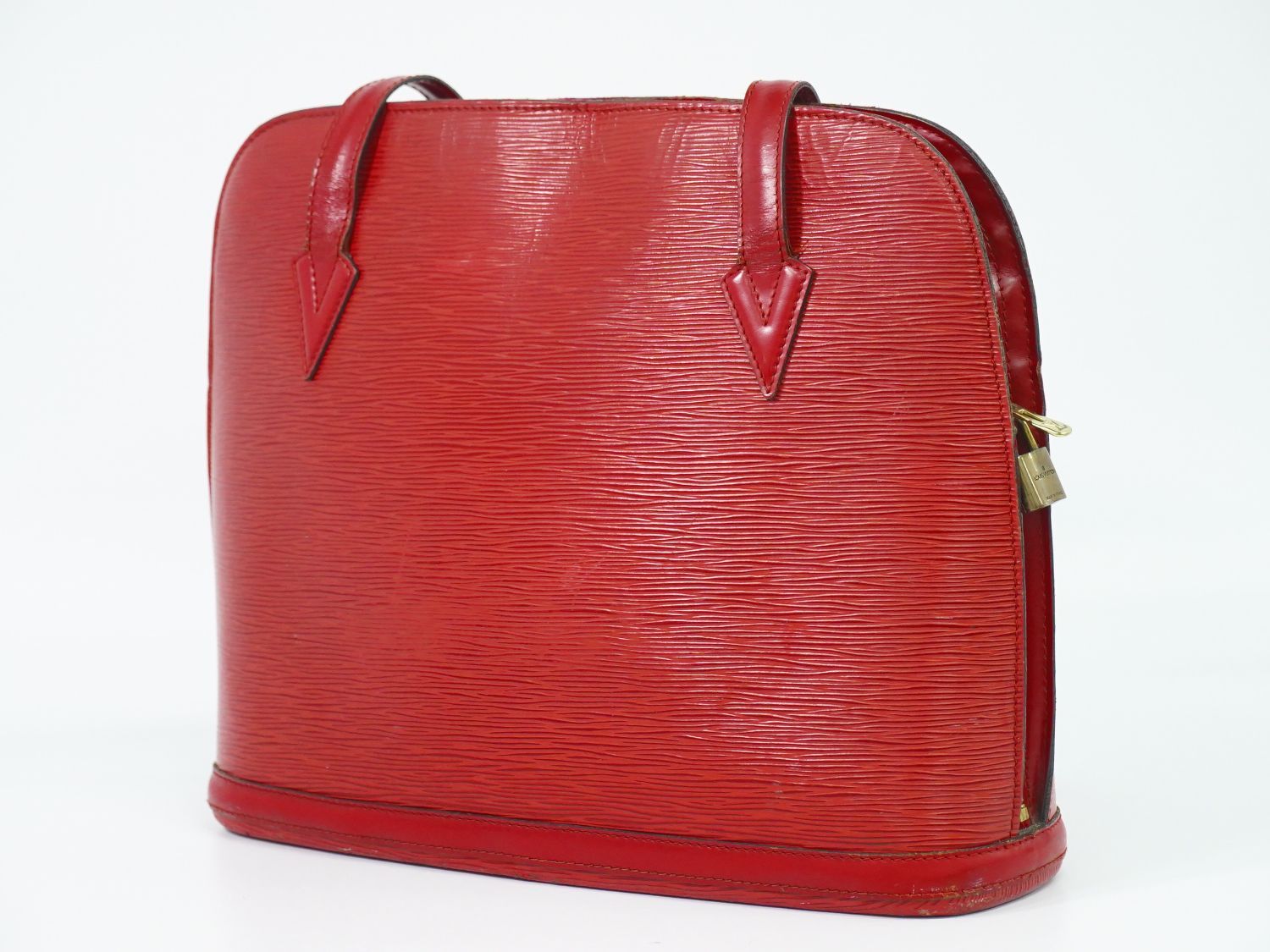 Louis Vuitton LV Lussac Epi Leather Shoulder Bag Tote Castilian — view 2