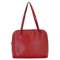 Louis Vuitton LV Lussac Epi Leather Shoulder Bag Tote Castilian