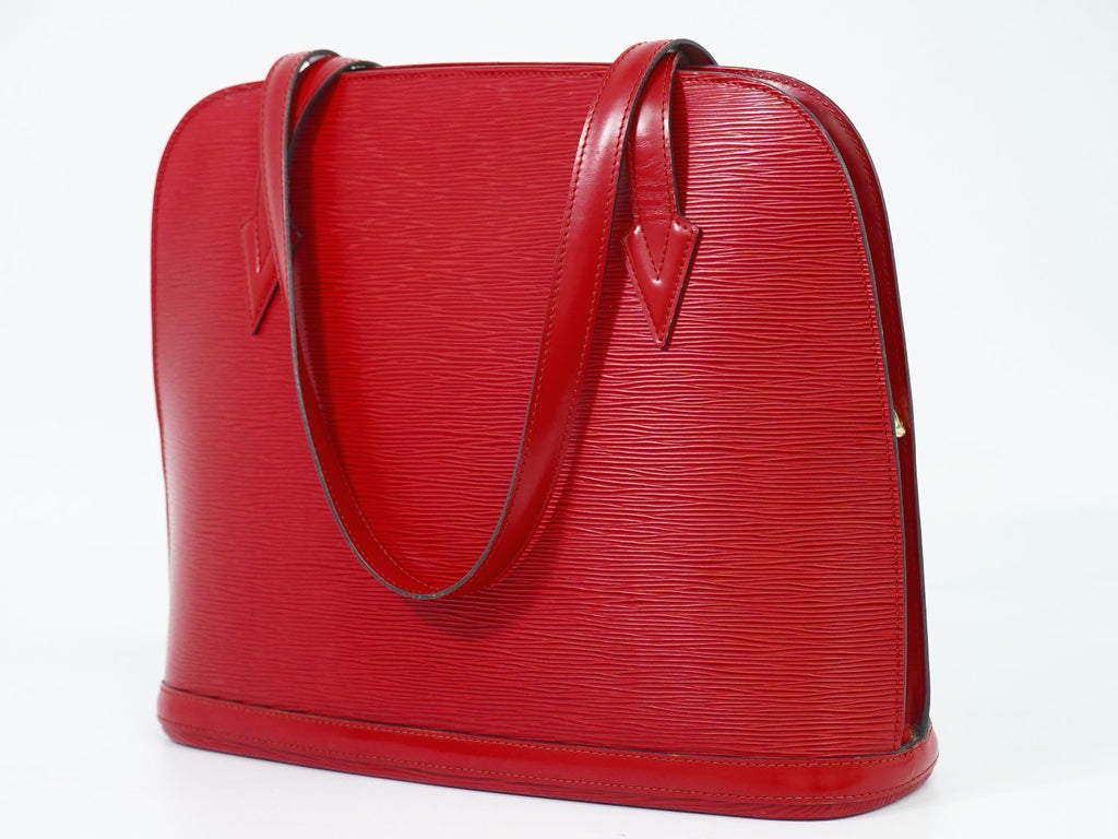 Louis Vuitton LV Lussac Epi Leather Shoulder Bag Tote Castilian — view 2
