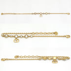 Dior Clair D Lune Bracelet 15.6 19 cm Crystal CD Signature Gold — view 3