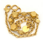 Dior Clair D Lune Bracelet 15.6 19 cm Crystal CD Signature Gold — view 6