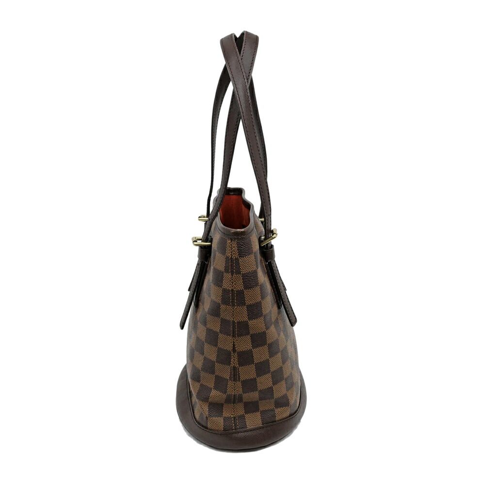 Louis Vuitton Damier Marais Handbag Pouch Brown — view 3
