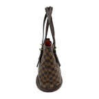 Louis Vuitton Damier Marais Handbag Pouch Brown — view 3