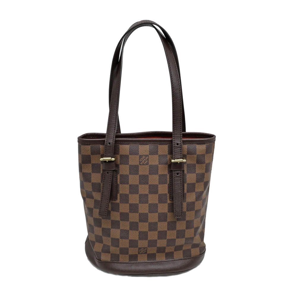 Louis Vuitton Damier Marais Handbag Pouch Brown — view 2