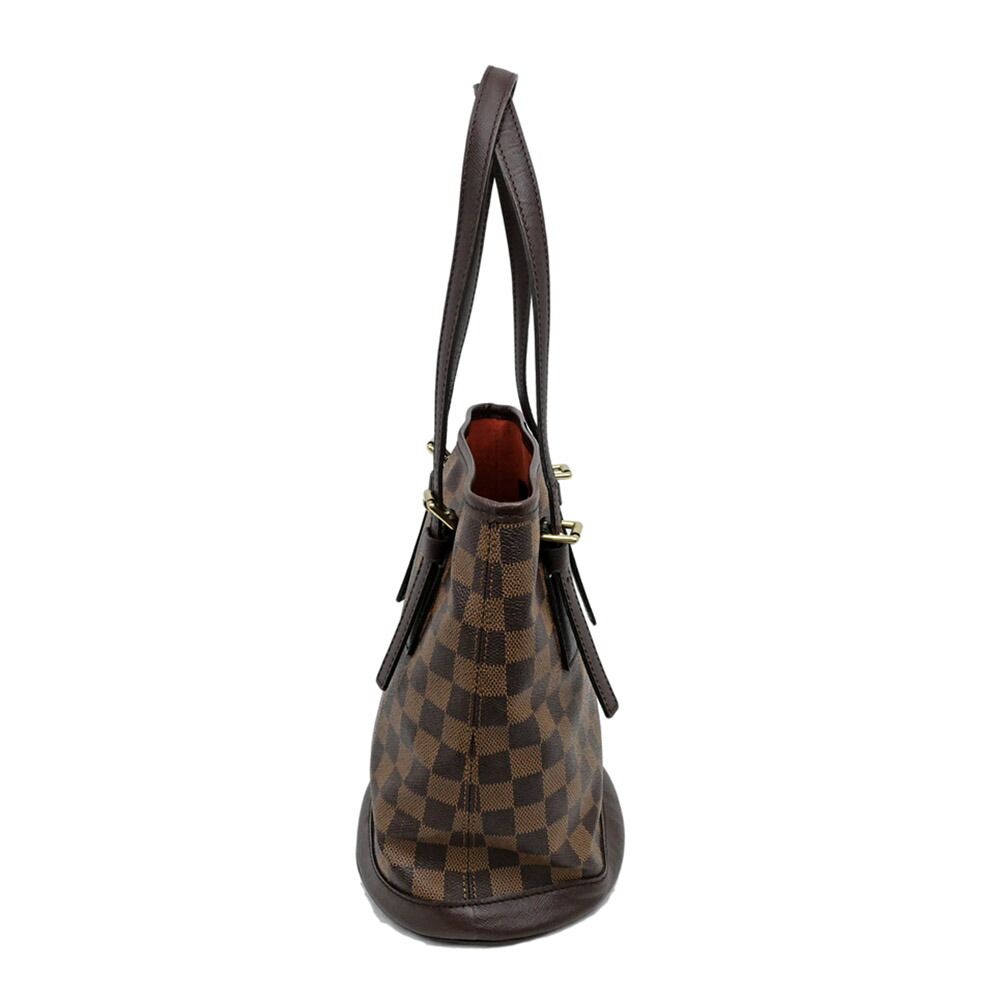 Louis Vuitton Damier Marais Handbag Pouch Brown — view 4