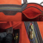 Louis Vuitton Damier Marais Handbag Pouch Brown — view 8