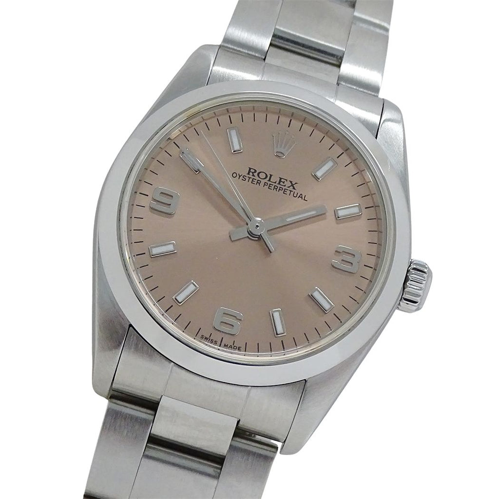 Rolex Oyster Perpetual Number Watch Boys Automatic Winding at Stainless Steel