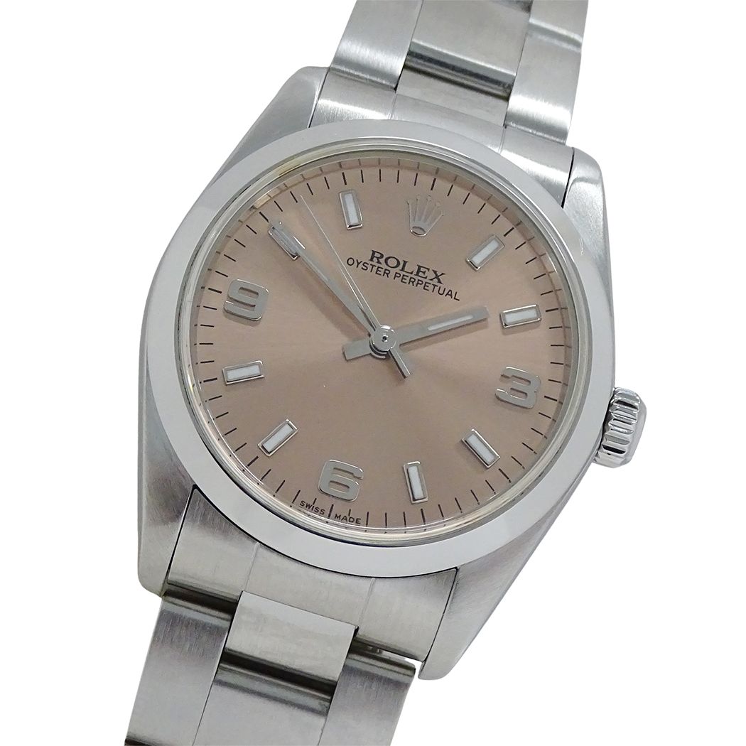 Rolex Oyster Perpetual Number Watch Boys Automatic Winding at Stainless Steel