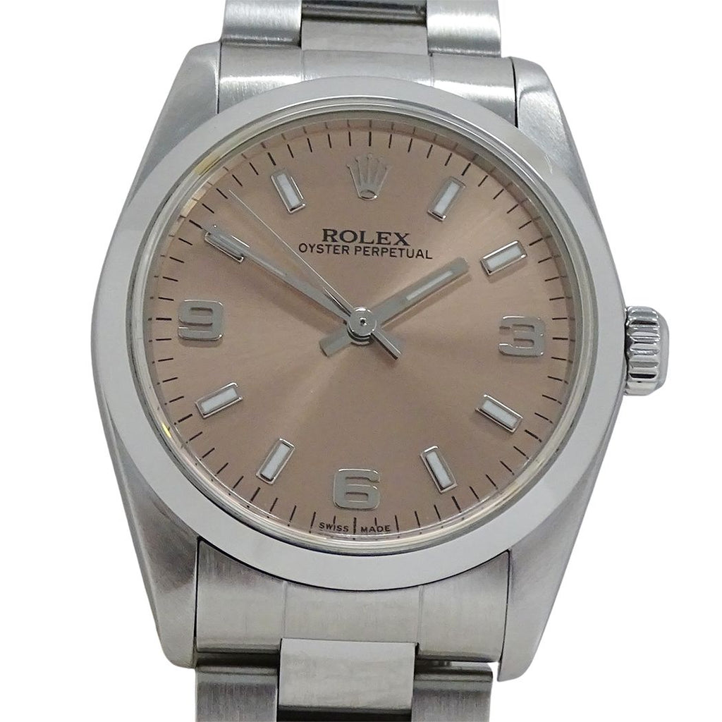 Rolex Oyster Perpetual Number Watch Boys Automatic Winding at Stainless Steel — view 2