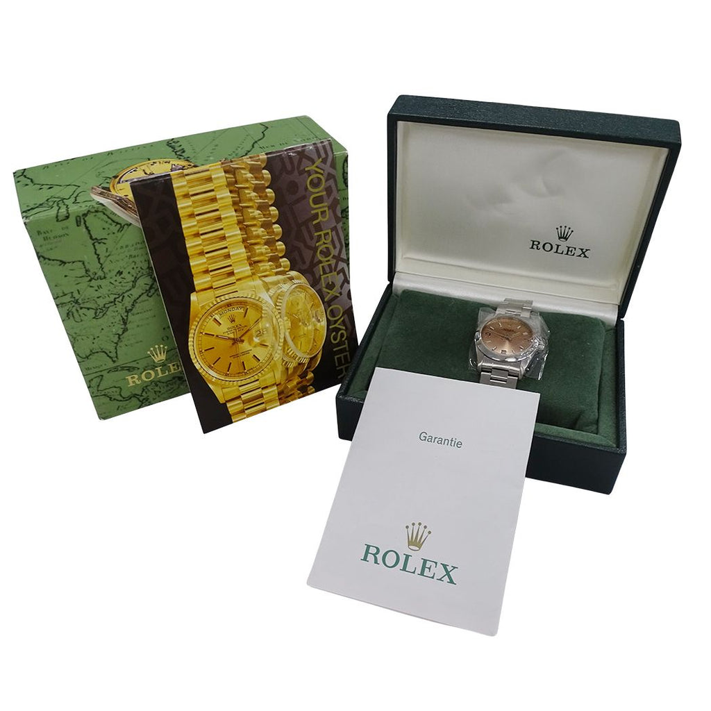 Rolex Oyster Perpetual Number Watch Boys Automatic Winding at Stainless Steel — view 7