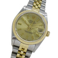 Rolex Datejust Number Watch Boys Automatic Winding at Stainless Steel Gold YG