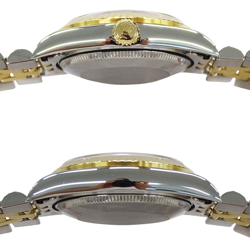 Rolex Datejust Number Watch Boys Automatic Winding at Stainless Steel Gold YG — view 3