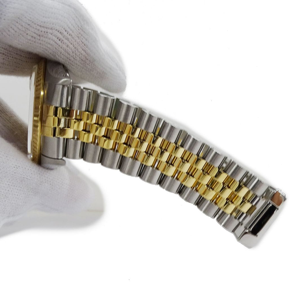 Rolex Datejust Number Watch Automatic Winding at Stainless Steel Gold YG — view 6