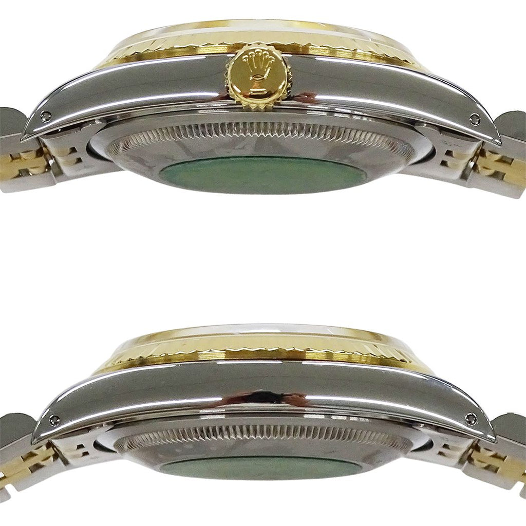 Rolex Datejust Number Watch Automatic Winding at Stainless Steel Gold YG — view 3