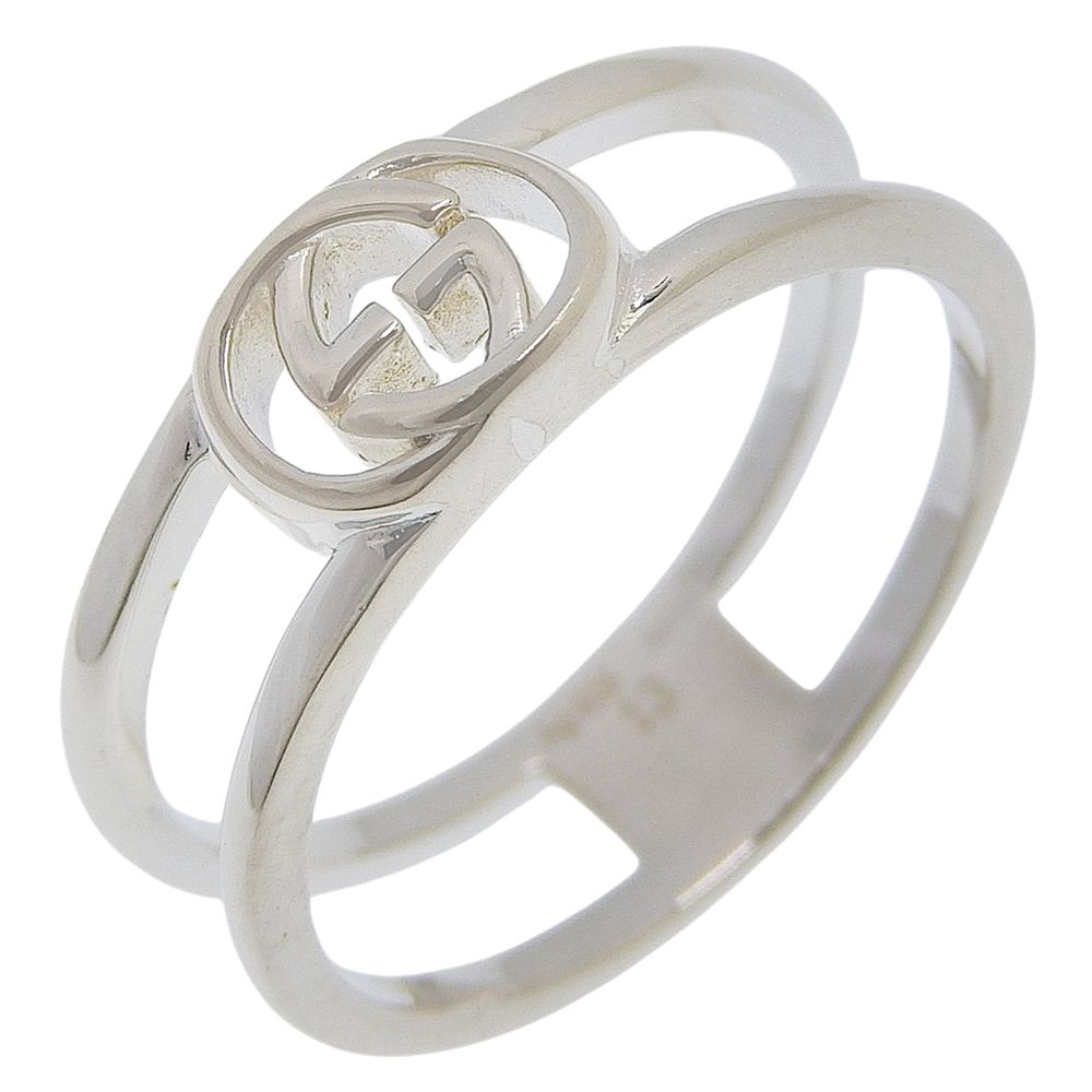 Gucci Interlocking 925 Sterling Silver Ring
