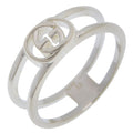 Gucci Interlocking 925 Sterling Silver Ring