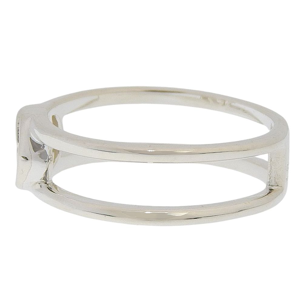 Gucci Interlocking 925 Sterling Silver Ring — view 4