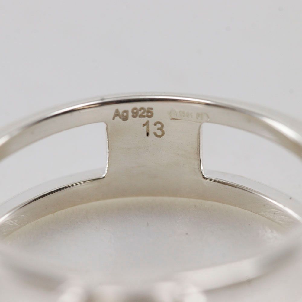 Gucci Interlocking 925 Sterling Silver Ring — view 7