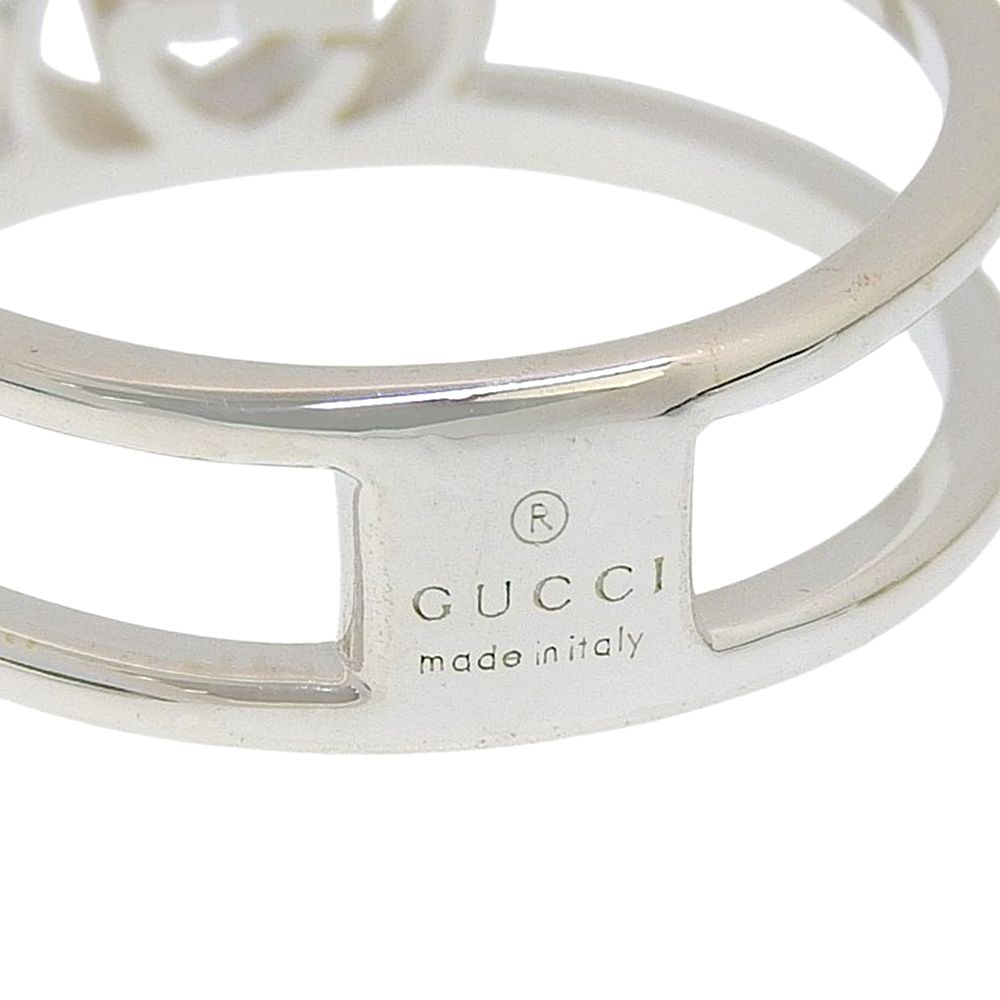 Gucci Interlocking 925 Sterling Silver Ring — view 6