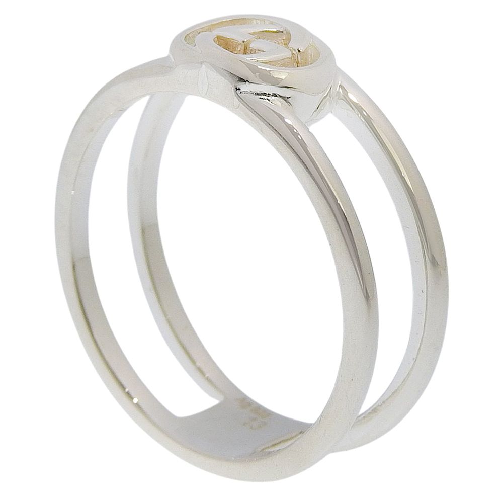 Gucci Interlocking 925 Sterling Silver Ring — view 3