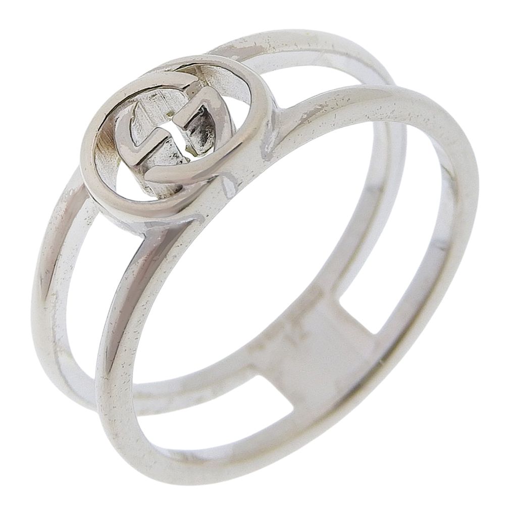 Gucci Interlocking 925 Sterling Silver Ring