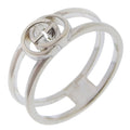 Gucci Interlocking 925 Sterling Silver Ring