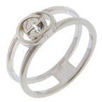 Gucci Interlocking 925 Sterling Silver Ring