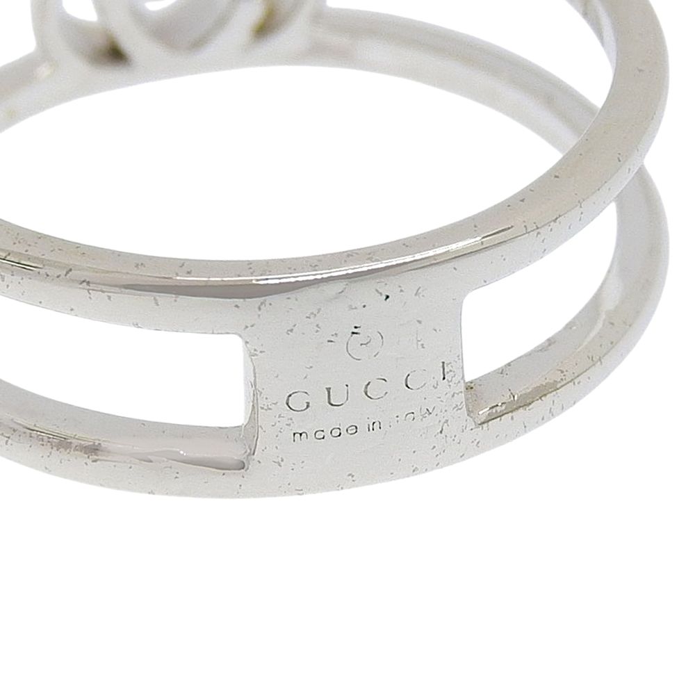 Gucci Interlocking 925 Sterling Silver Ring — view 6