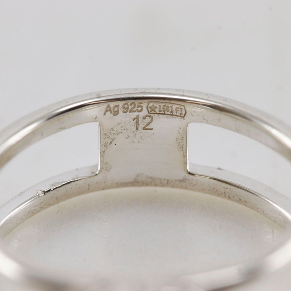 Gucci Interlocking 925 Sterling Silver Ring — view 7
