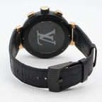 Louis Vuitton Watch Tambour Chrono Black Stainless Steel — view 5