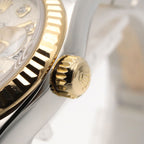 Rolex Datejust Diamond Number Sil Con NP 18k Stainless Steel — view 6