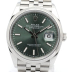 Rolex Datejust Mint Green BA Stainless Steel — view 3