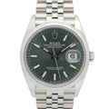 Rolex Datejust Mint Green BA Stainless Steel