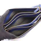 Celine Shoulder Bag Trio Large Blue Leather — view 3