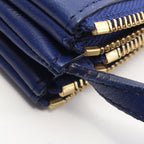 Celine Shoulder Bag Trio Large Blue Leather — view 7