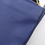 Celine Shoulder Bag Trio Large Blue Leather — view 6