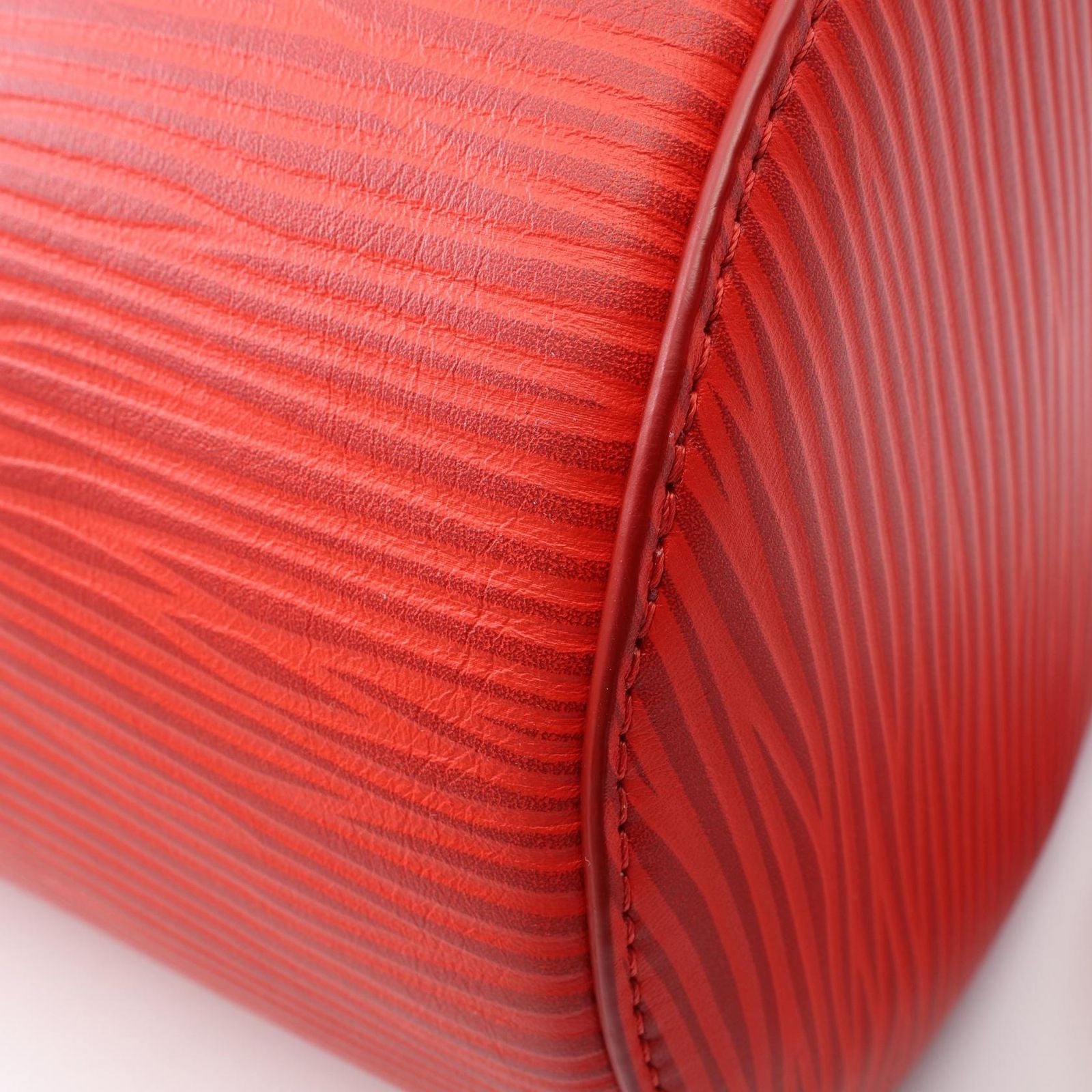 Louis Vuitton Handbag Soft Polochon PM Epi XL Rouge 2-Way Leather — view 8