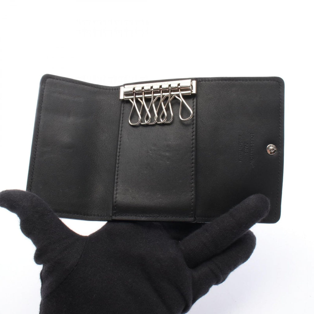 Louis Vuitton Key Case Multicles 6 Noir Leather Key Holder — view 3