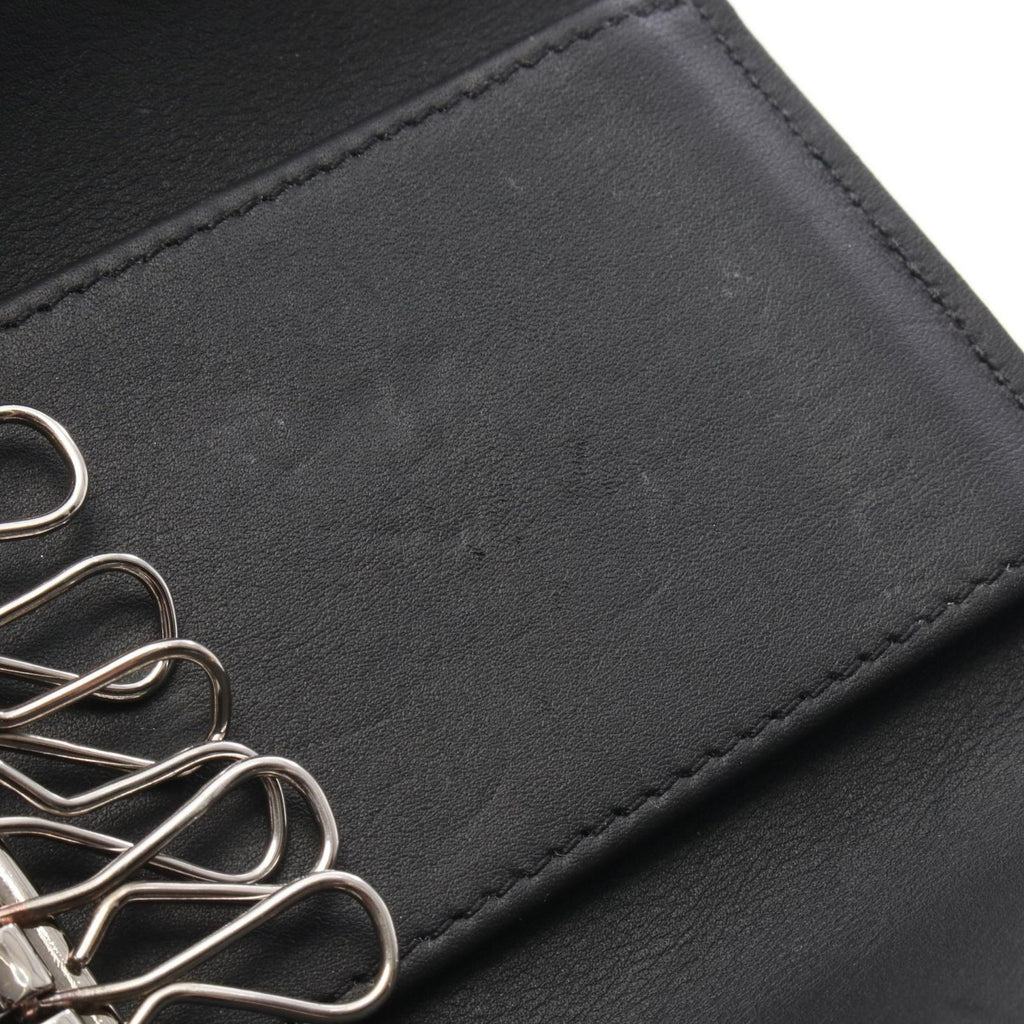 Louis Vuitton Key Case Multicles 6 Noir Leather Key Holder — view 5