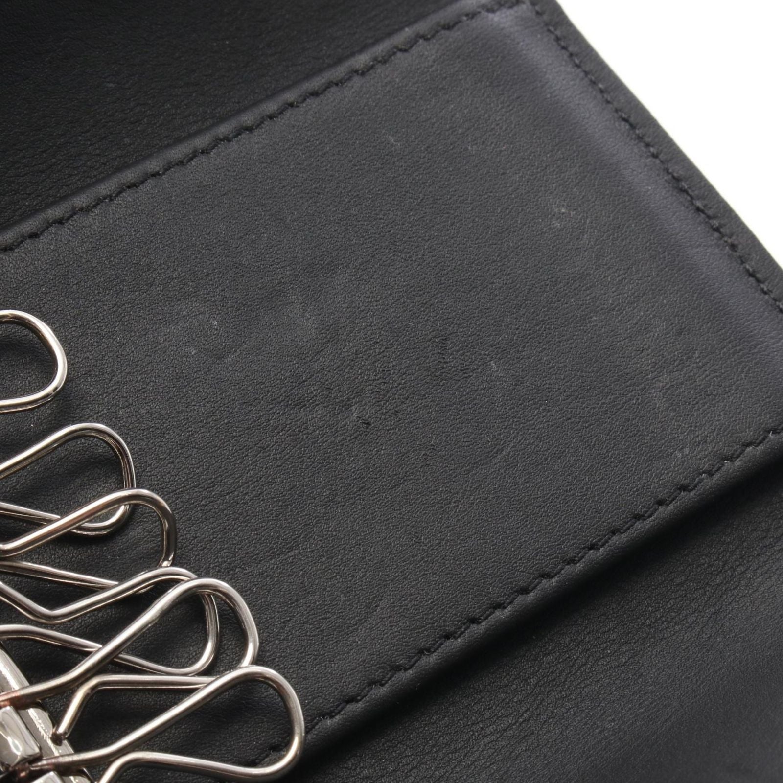 Louis Vuitton Key Case Multicles 6 Noir Leather Key Holder — view 5