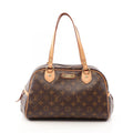 Louis Vuitton Shoulder Bag Montorgueil PM Canvas Leather