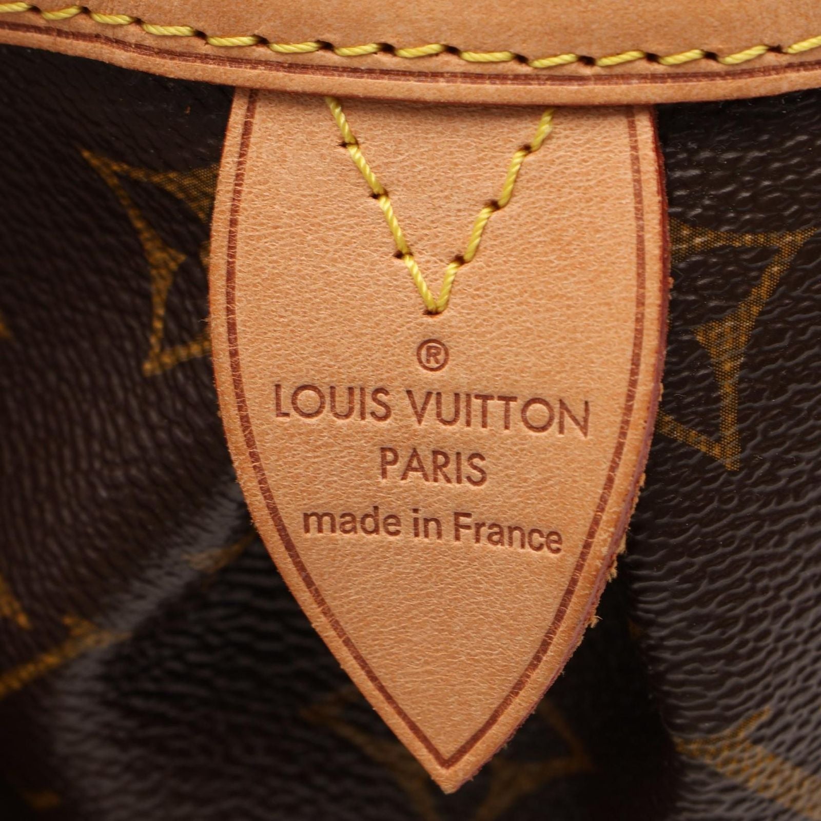 Louis Vuitton Shoulder Bag Montorgueil PM Canvas Leather — view 4