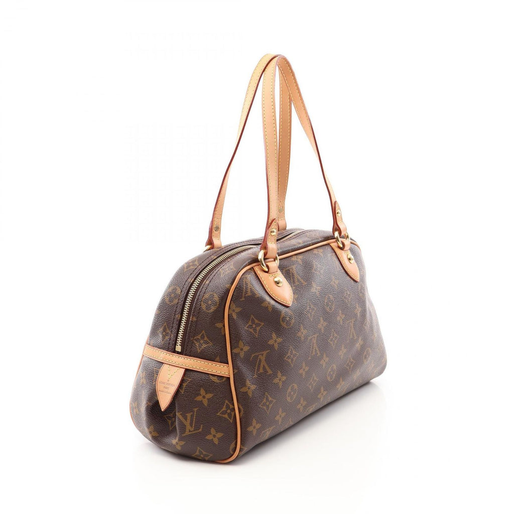 Louis Vuitton Shoulder Bag Montorgueil PM Canvas Leather — view 2